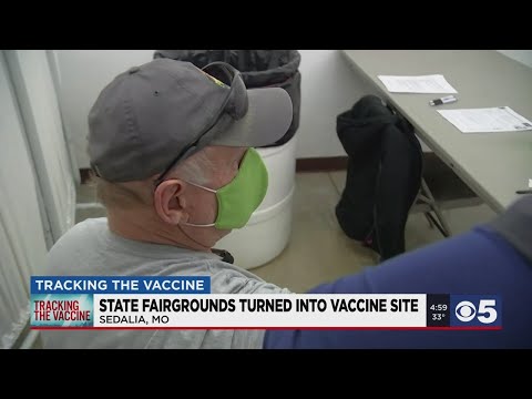 Mass vaccination effort underway in Sedalia, MO.