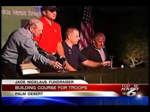 Jack Nicklaus helps wounded veterans find golf