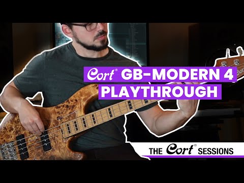 Immagine Cort GB-Modern 4 OPCG 4 String Electric Bass Poplar Burl Lightweight - 5