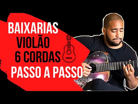 BAIXARIAS no violão 6 cordas - passo a passo(G- E7-AM-D7)