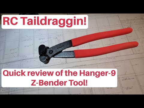RC Taildraggin! Quick review of the Hanger-9 Z-Bender Tool!