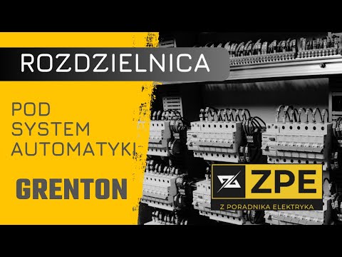 Rozdzielnica pod system automatyki budynkowej GRENTON. Prezentacja, szczegółowe omówienie połączeń.