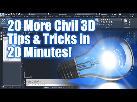 20 More Civil 3D Tips and Tricks in 20 Minutes!
