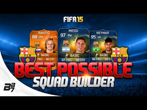FIFA 15 | BEST POSSIBLE FC BARCELONA SQUAD BUILDER w/ TOTS MESSI and TOTS SUAREZ