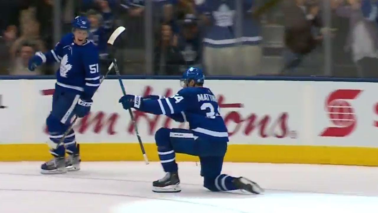 Vidéo: Le BIJOU d'Auston Matthews...en PROLONGATION...