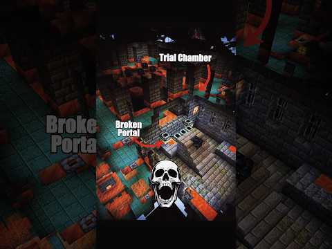 Minecraft Trial Chamber Seed Moment