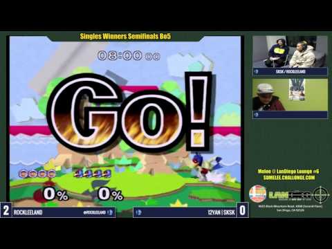 Melee @ LD Lounge #6 WSF: RockLeeland vs. 12YAN | SkSk - SSBM