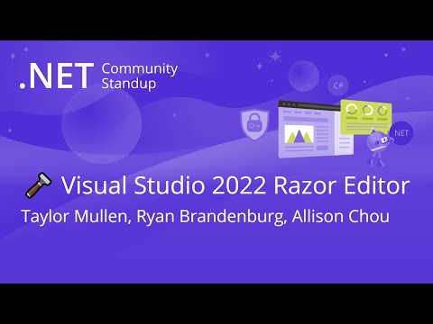 ASP.NET Community Standup - Visual Studio 2022 Razor Editor