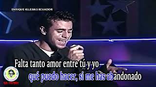 Falta Tanto Amor - Enrique Iglesias [KARAOKE HD]