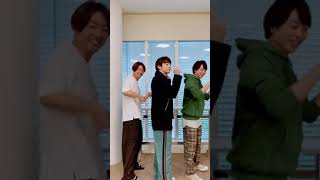 嵐 Arashi Tiktok Dance //Aiba Jun Sho// trio dancing  💚💜❤️