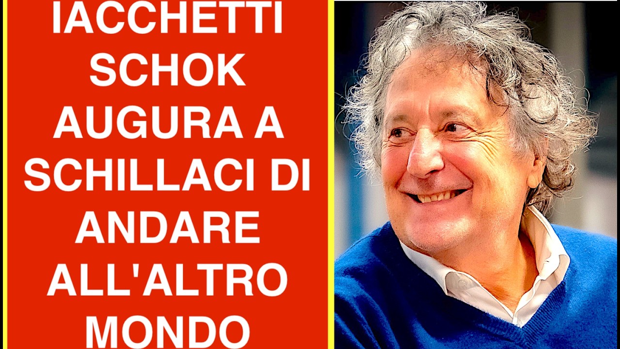 IACCHETTI SCHOK VS MELONI SALVINI E VANNACCI E AUGURA A SCHILLACI DI ANDARE ALL'ALTRO MONDO