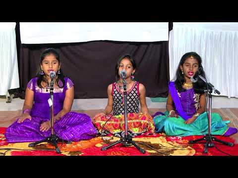 SWARAMEDHA STUDENTS SINGING SANTATAM PAAHIMAAM NOTTUSWARAM