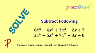Download the video "Polynomial Subtraction Explained | Step-by-Step Tutorial for Beginners"