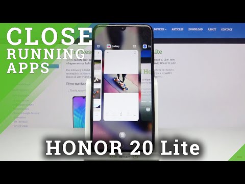How to Close All Running Apps on HUAWEI Honor 20 Lite – Close Open Apps