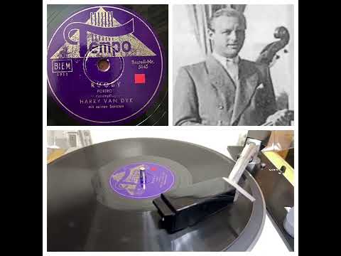 Harry van Dyk (eigentlich Dijk) mit seinen Solisten: Rugby, 1942 (Tempo 5145) - PE33 studio