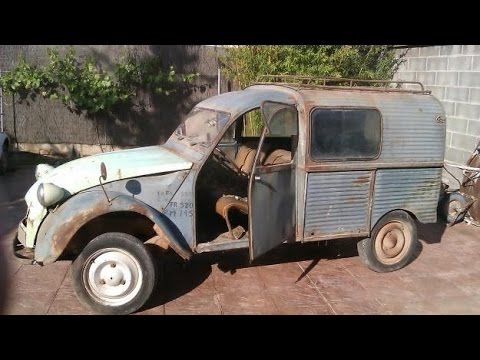 CITROEN 2CV | ABANDONED ANTIQUE CARS | REVISAMOS 2 CITROEN dyane 6. VIDEO for CHILDREN and adults