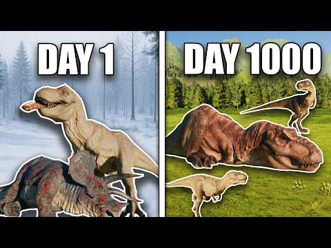 Simulating A Trex Colony For 1000 Days In Jurassic World Evolution 3