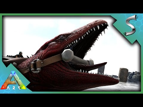 TAMING THE MOSA AND BECOMING THE KING OF THE OCEAN! - Modded ARK The Hunted [E37]