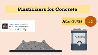 Plasticizers for Concrete || Admixtures #2