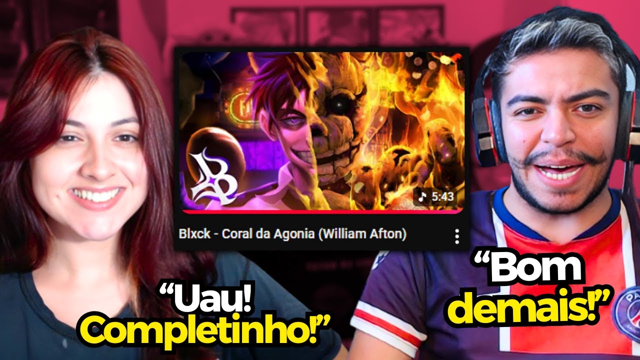 (Uau!!!) Blxck - Coral da Agonia (William Afton) | REACT