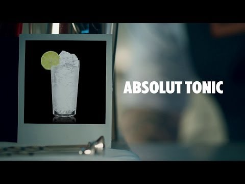 ABSOLUT TONIC DRINK RECIPE - HOW TO MIX