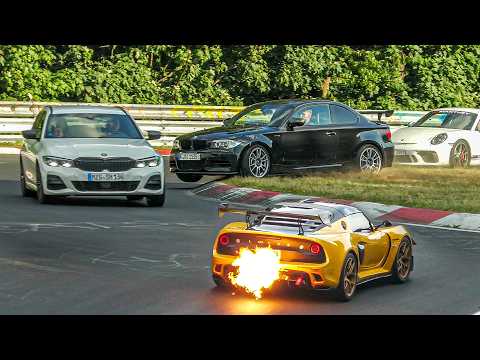 NÜRBURGRING ALMOST CRASH COLLISION! DANGEROUS Moments & CRAZY Drivers! Touristenfahrten Nordschleife