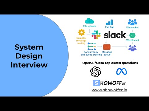 Design a Slack-like ChatApp - Most Frequently Asked Question in OpenAI & Meta