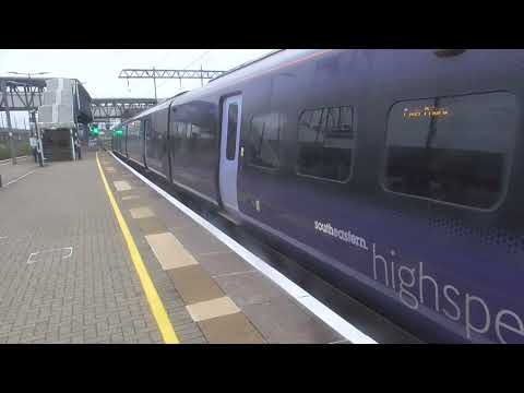 Southeastern Class 395 019 Departure Ashford International for Ramsgate via Dover Priory