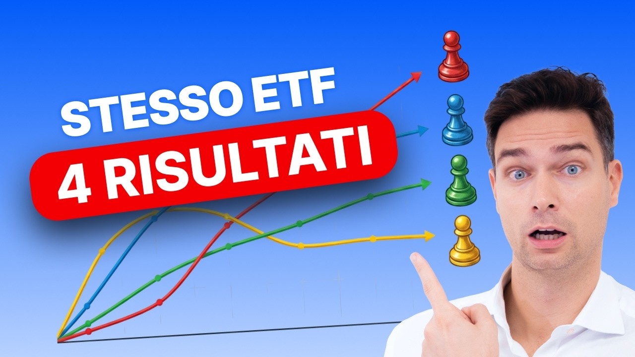 Stesso ETF, 4 risultati diversi: ecco chi ha scelto meglio