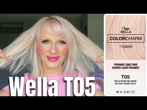 WELLA T05 Pale Rose Blonde NEW TONER