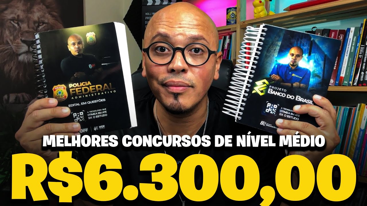 🏆MELHORES OPORTUNIDADES DE CONCURSOS NÍVEL MÉDIO 2025