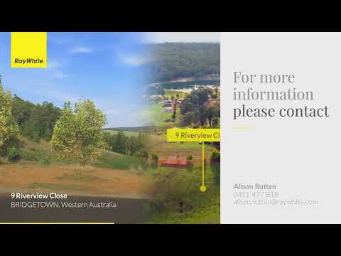 9 Riverview Close, Bridgetown, WA 6255, 0 habitaciones, 0 baños, Section