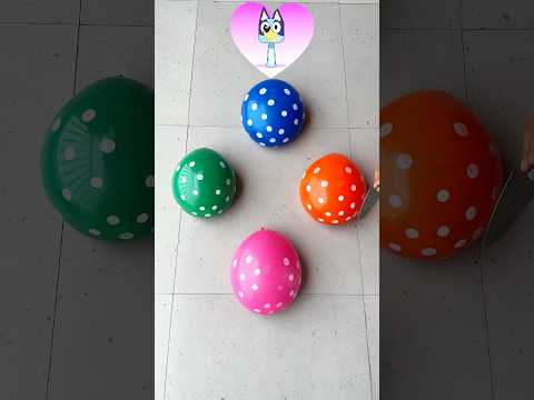 Colorful Polka Dot Balloon Popping 🎈 | Satisfying Burst Challenge