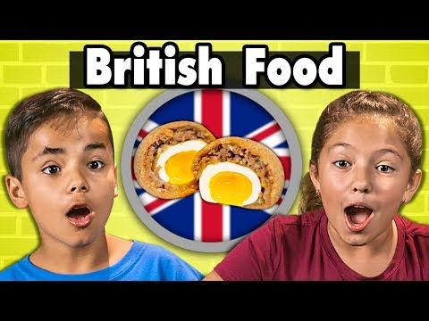 Kids Try British Food | Kids Vs. Food