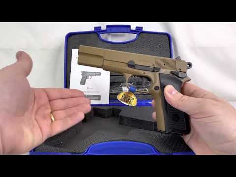 EAA Girsan MC P35 9mm in FDE - unboxing and table review