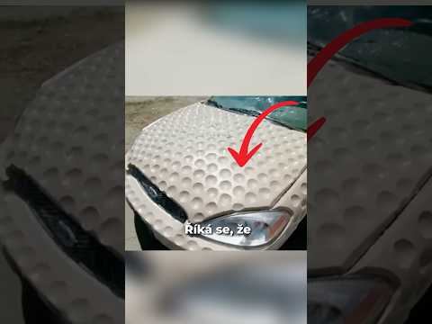 Bude auto s důlky jako golfový míček více aerodynamický? 🤔🏌️‍♂️🚙
