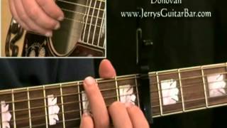 How To Play Donovan Ballad of a Crystal Man (intro only)