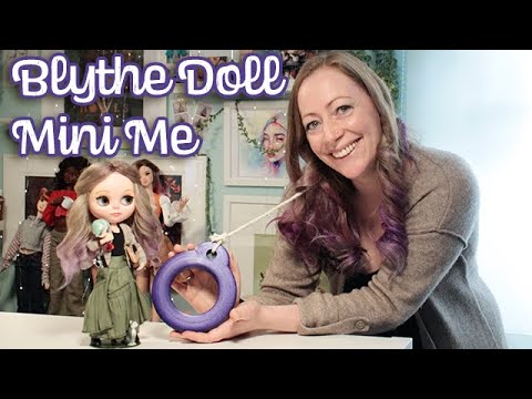 Custom Blythe Doll Mini Me Collab with @DollsRescued - Watch To The End for GIANT Pull Rings ;)