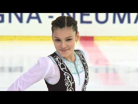 Sofia SAMODUROVA RUS Ladies Short Program EGNA-NEUMARKT 2017