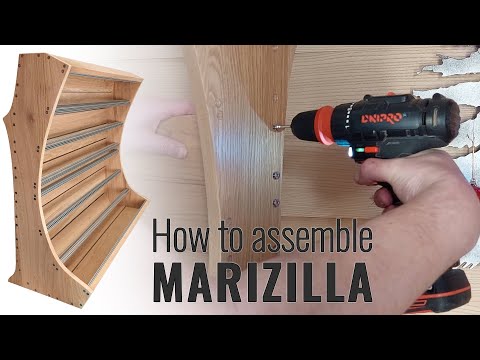 22U / 168hp Eurorack case MARIZILLA • Oak • Rails + Threaded strips / Unpowered image 14