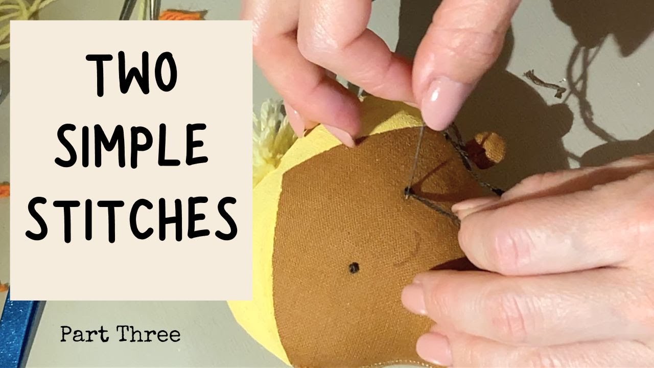 How to sew a doll face | Part Four