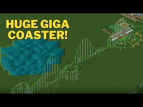 I Built An INSANE Giga Coaster In RollerCoaster Tycoon 2