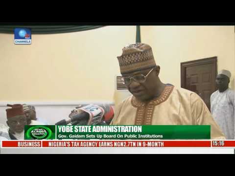 Yobe Governor Sets Up Board On Public Institutions