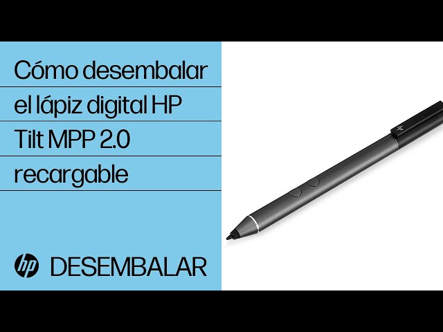Vídeo relacionado con HP Lápiz Inclinable Recargable MPP 2.0 para Pantallas Táctiles - (Batería hasta 30 Días, 2 Botones Personalizables, Carga USB-C, Puntas Intercambiables), Color Blanco