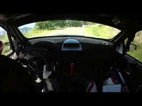 Cameracar Rally Coppa d'Oro 2014 Bernardi-Zanini Clio R3 - PS 2 -9°tempo assoluto