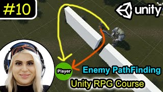 10- Enemy Pathfinding AI with NavMesh – Chase, Stop & Attack (Unity RPG)
