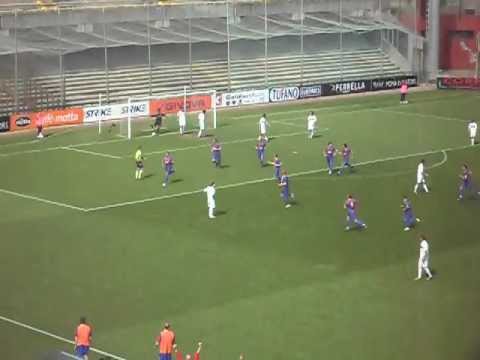 Raffaele Biancolino gol 1-0 in Salerno Calcio - At. Boville 6-0 01/04/2012