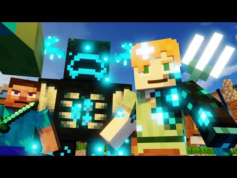 WARDEN & ALEX - Alex and Steve Life - (Minecraft Animation)