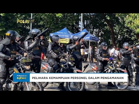 POLRESTA SURAKARTA SIMULASI SISPAMKOTA CEK KESIAPAN PERSONIL JELANG PILKADA SERENTAK