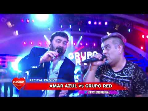 Amar Azul Vs Grupo Red contrapunto en vivo en Pasion de Sabado 7 10 2017 parte 2